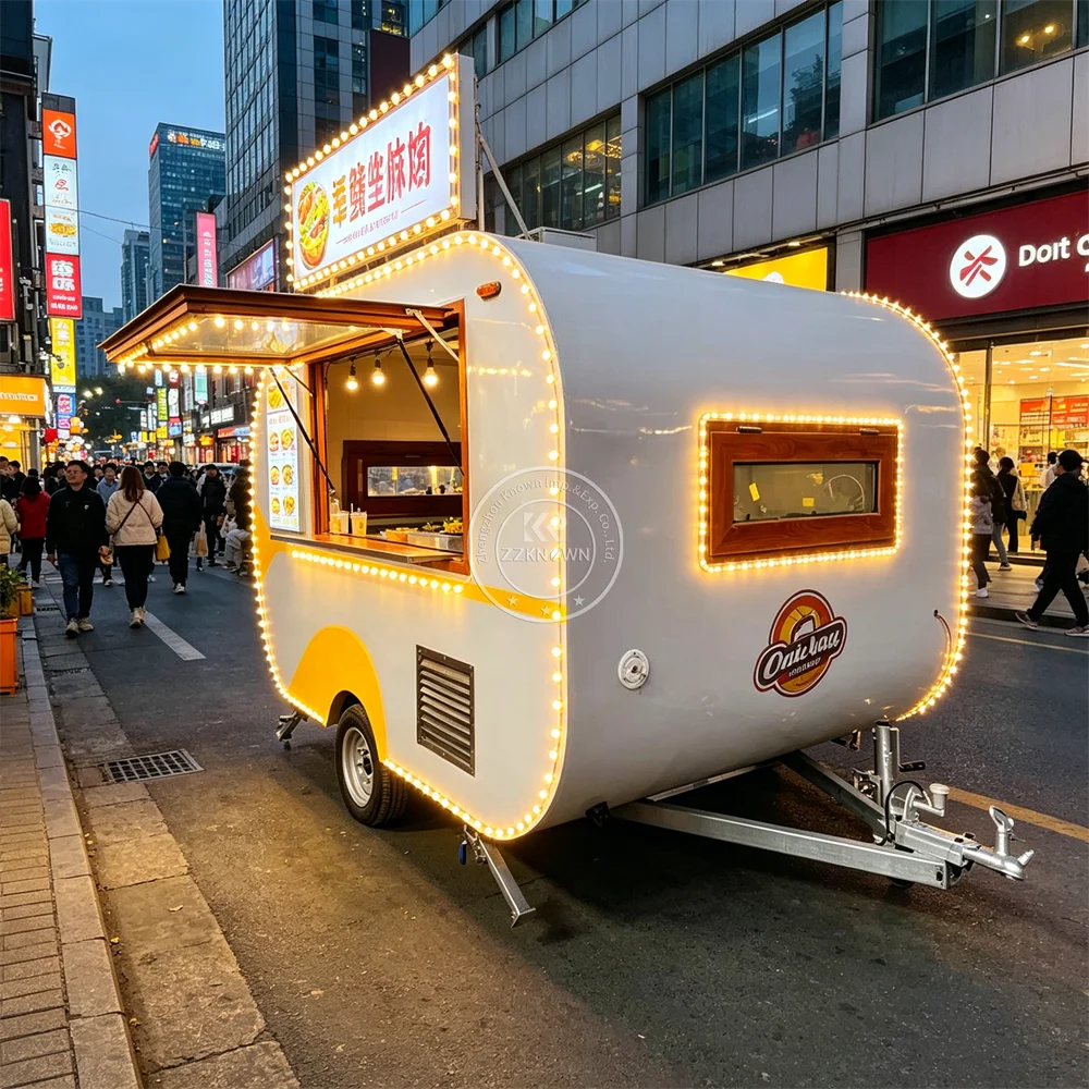 

Concession Food Truck Mobile Fry Chicken Bbq Truck Ice Cream Cart Street Catering Trailer Fast Food Trailer Fully Equipped