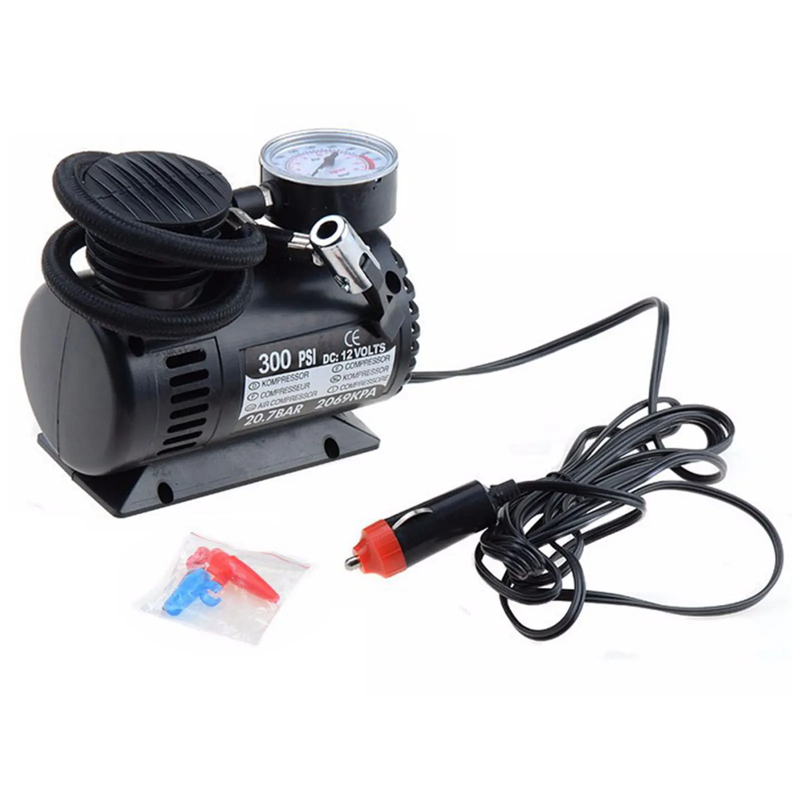 

Portable Air Compressor Car Air Pump Car Auto 300psi 12v Mini Air Compressor Car Electric 12v Pump 300psi Mini Air Compressor