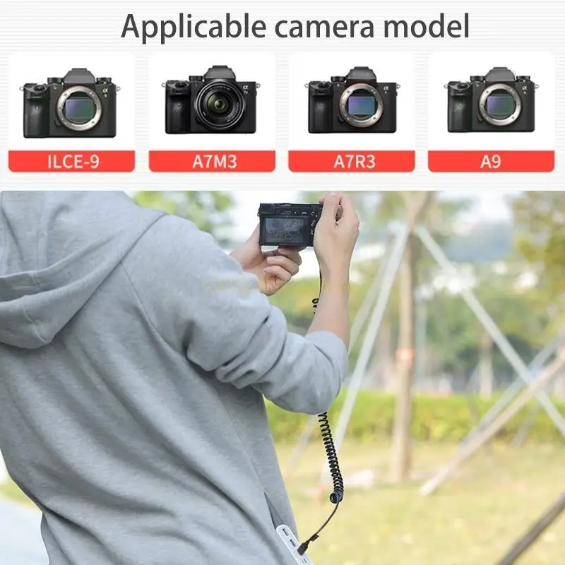 F62C Type-C إلى FZ100 CARMAY CAMARY CABLE CABLE A7C A7III A7RIII A7SIII A7RM4 A7RIV A9 A9II