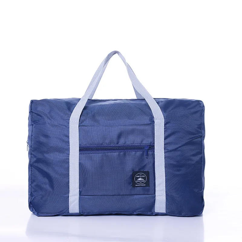 Organizador de equipaje de viaje plegable, bolsas de almacenamiento, maletas impermeables, bolso, bolsa de embalaje portátil de gran capacidad para mujer