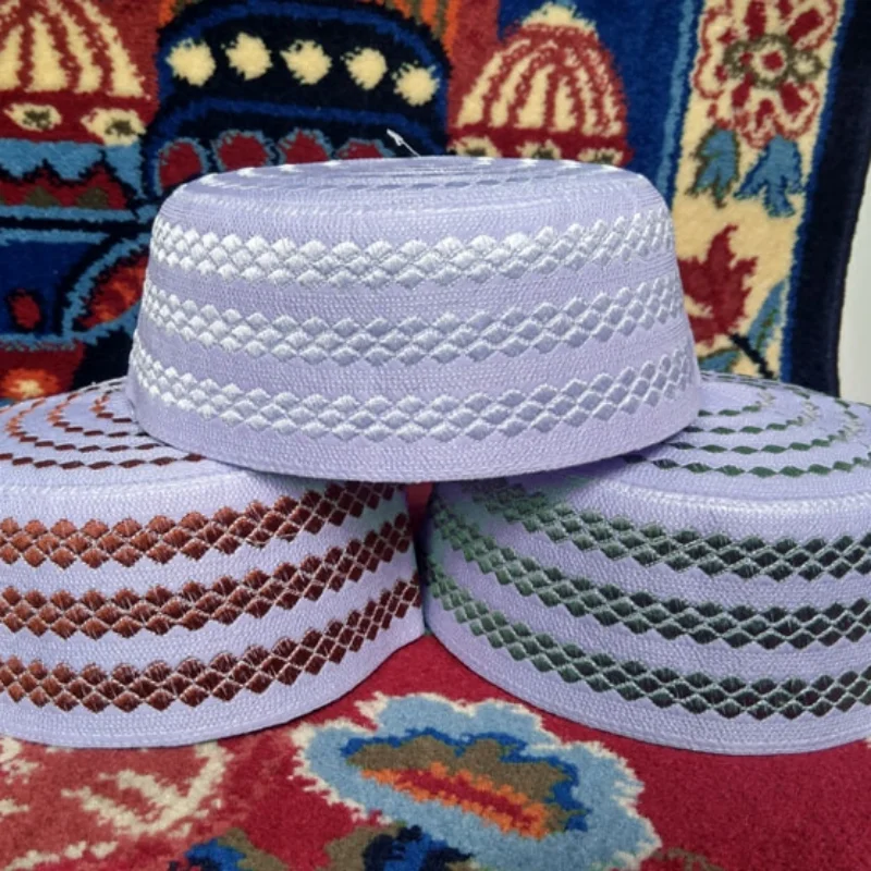 Muslim Caps For Men Clothing Prayer Hat Islamic Taqiyah Kufi Tax Products Kippa Turkish Modern Polyester 03531
