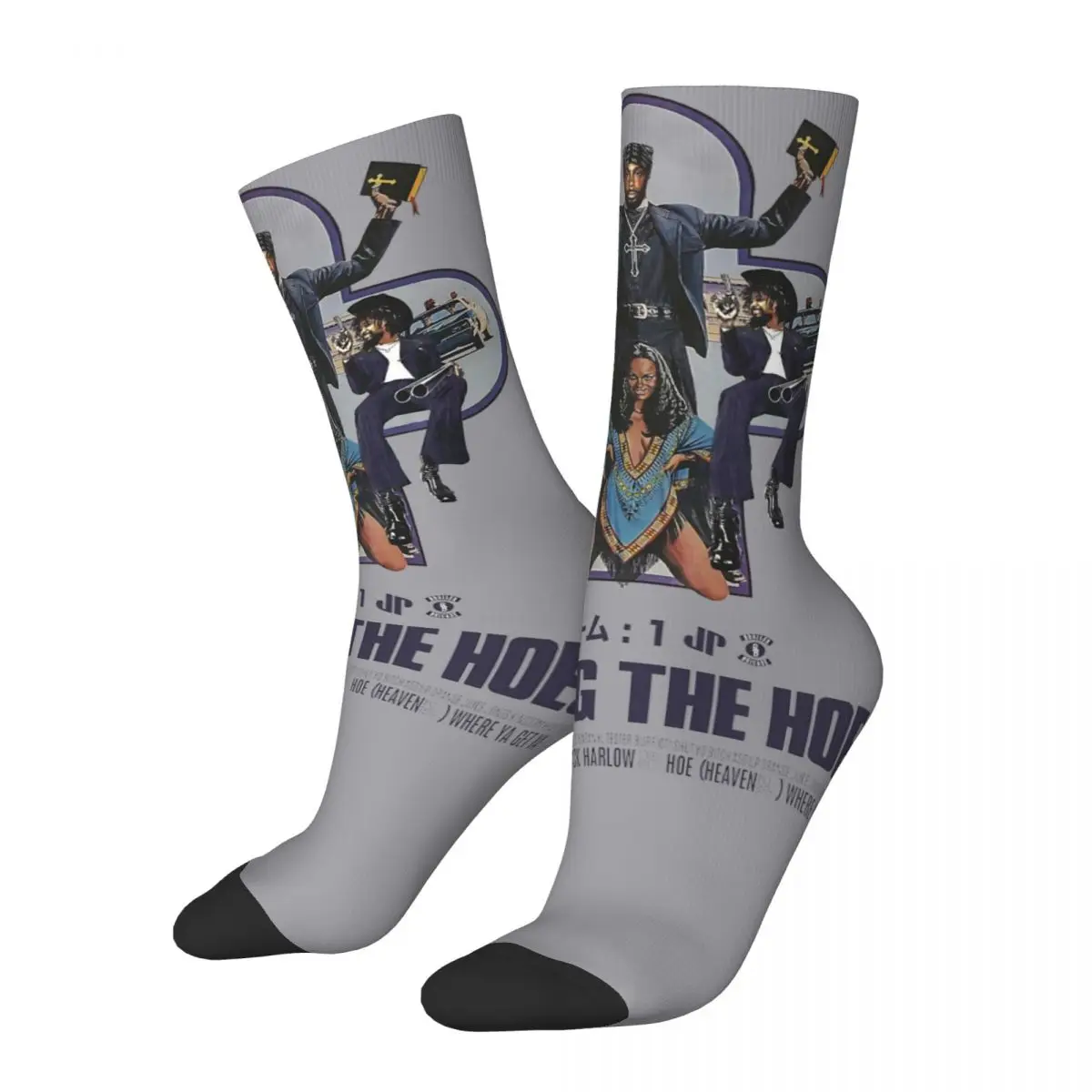 Cool Jpegmafia And Danny Brown Crew Socks Sweat Absorbing Scaring The Hoes High Quality Middle Stockings Comfortable for Unisex