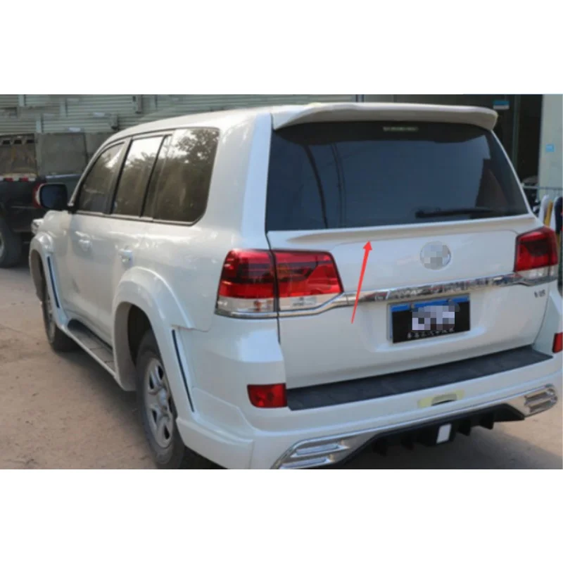 For Toyota Land Cruiser LC200 2008 to 2018 ABS material middle spoiler any color or primer car rear wing car modified spoiler