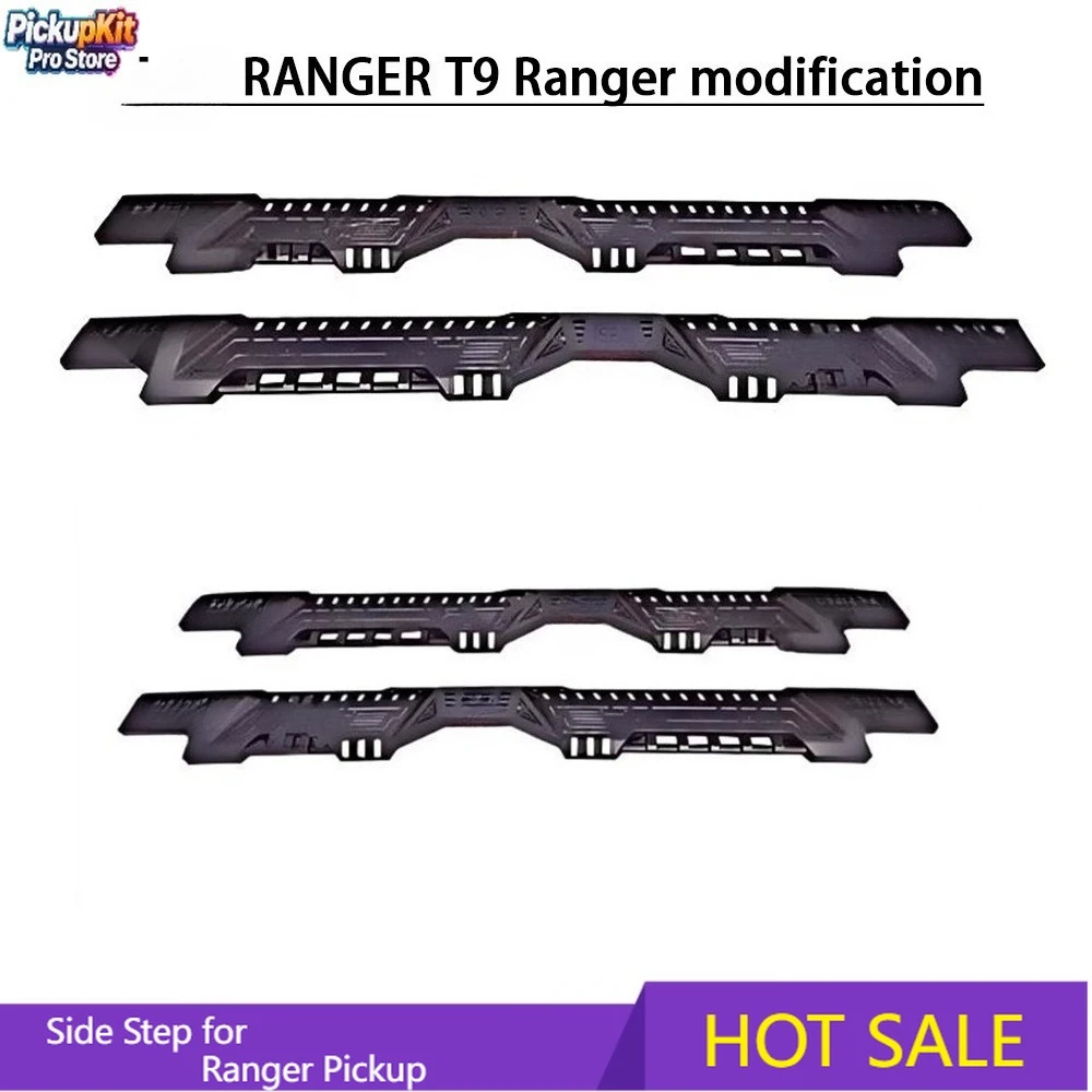 

Heavy-Duty Anti-Slip Manganese Steel Side Steps Nerf Bars for Ranger Pickup