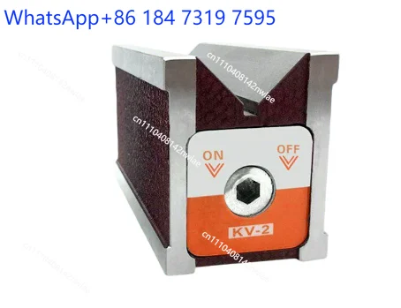KV-2 Magnetic Triangular Table Right Angle Magnetic Base  Machine V Type Magnetic Block Wire Cutting Magnet 12K CH