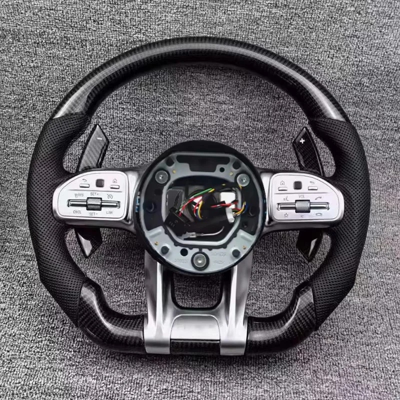 Car Steering Wheel For Benz W212 W463 W464 W205 W204 W207 W213 W222 W223 W211 GLA GLB AMG GLE GLS Car Accessories