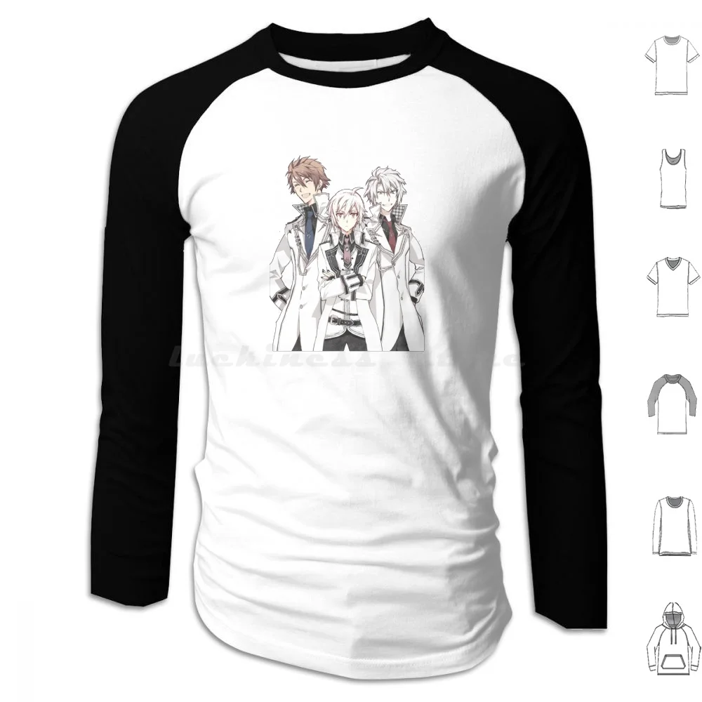 Idolish7 Vibrato Hoodies Long Sleeve Idolish7 Vibrato Idolish7 Idolish Kujou Ten Yaotome Gaku Yaotome Gaku Kujou Ten