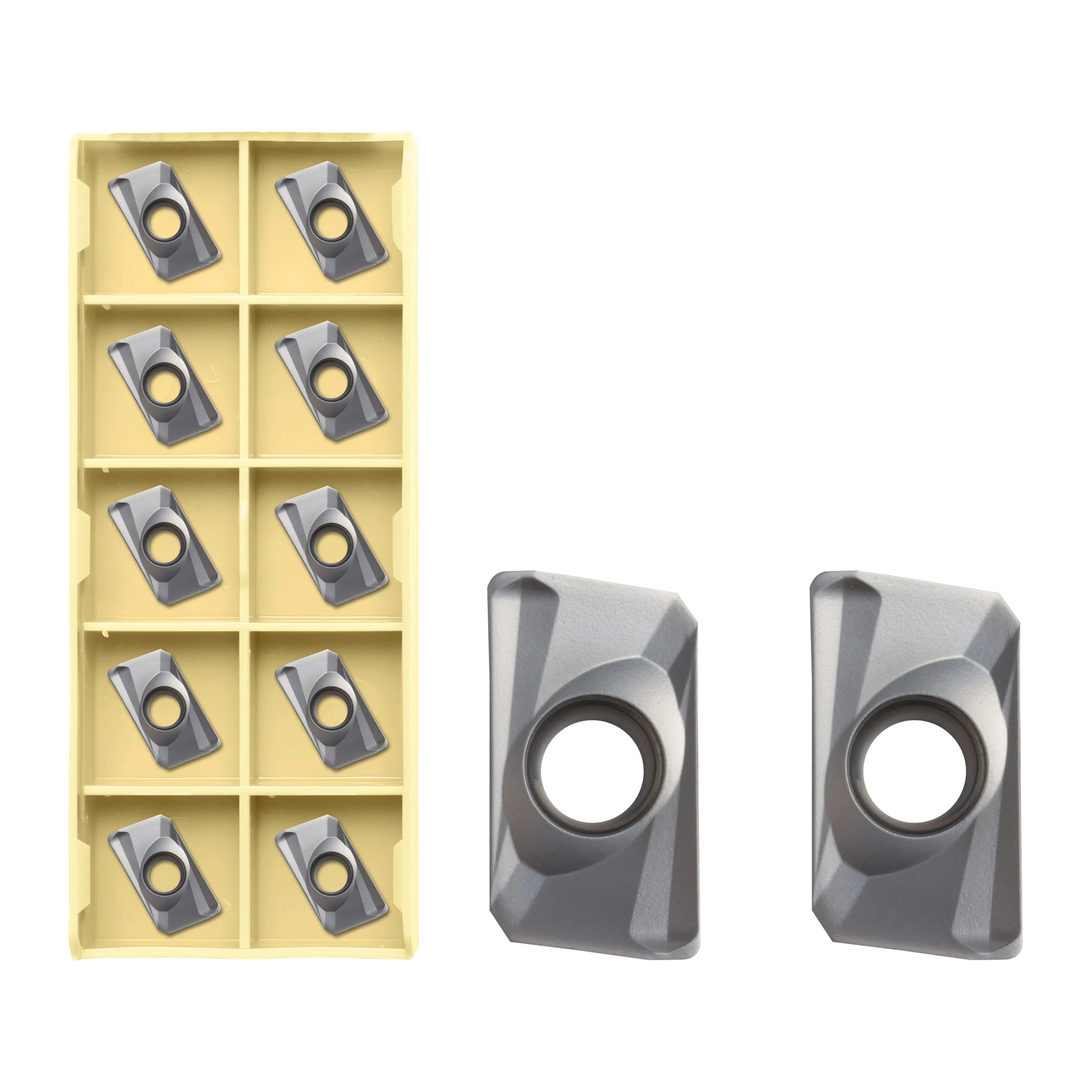Ferramentas de rotação de moagem de ombro quadrado cnc nk9018 com ponta de carboneto cortado usinada de alta qualidade e durável