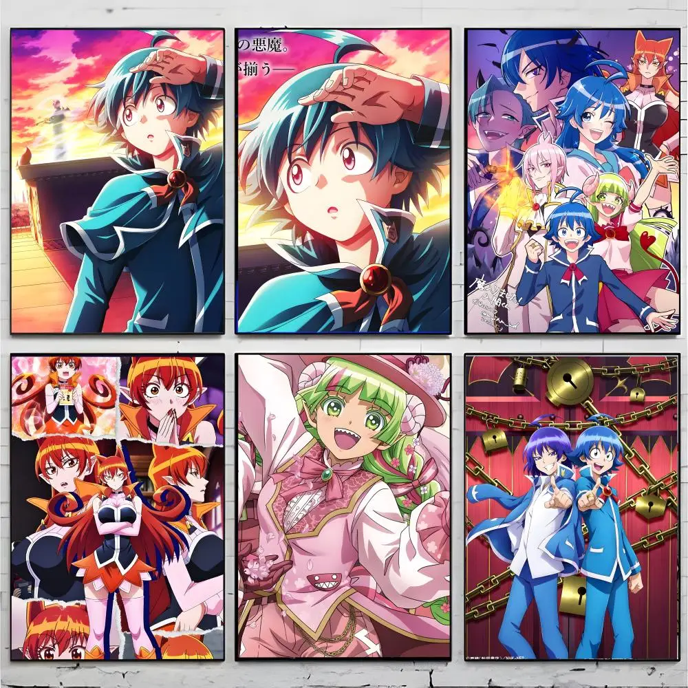 demon school anime W-Welcome to Demon School Poster Premium Decor Art & Gift for Household Lounge Home Ornaments