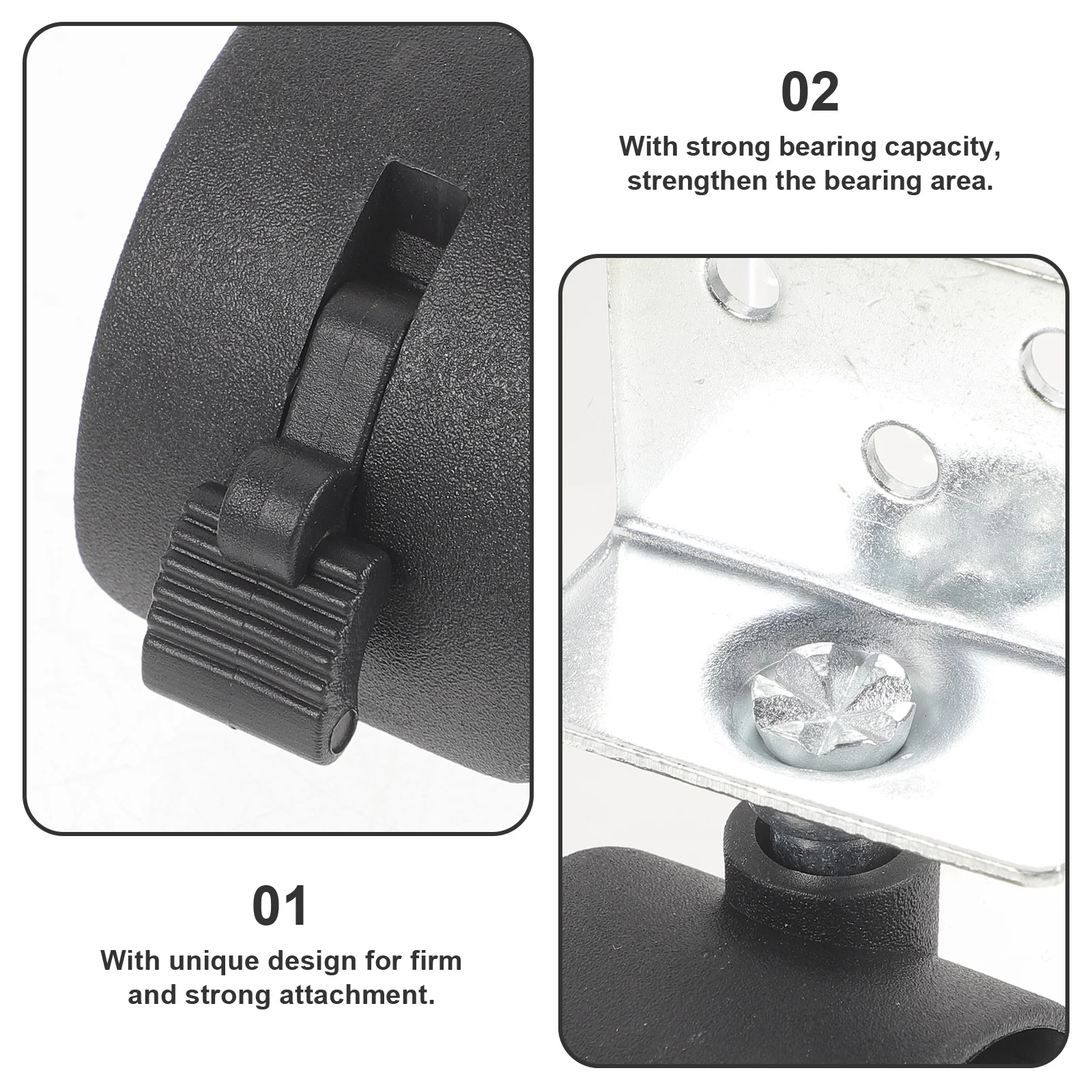 

8Pcs Chair Wheels Replacement Deformation Resistant Long Lasting Use Precision Bearings Office Furniture Casters