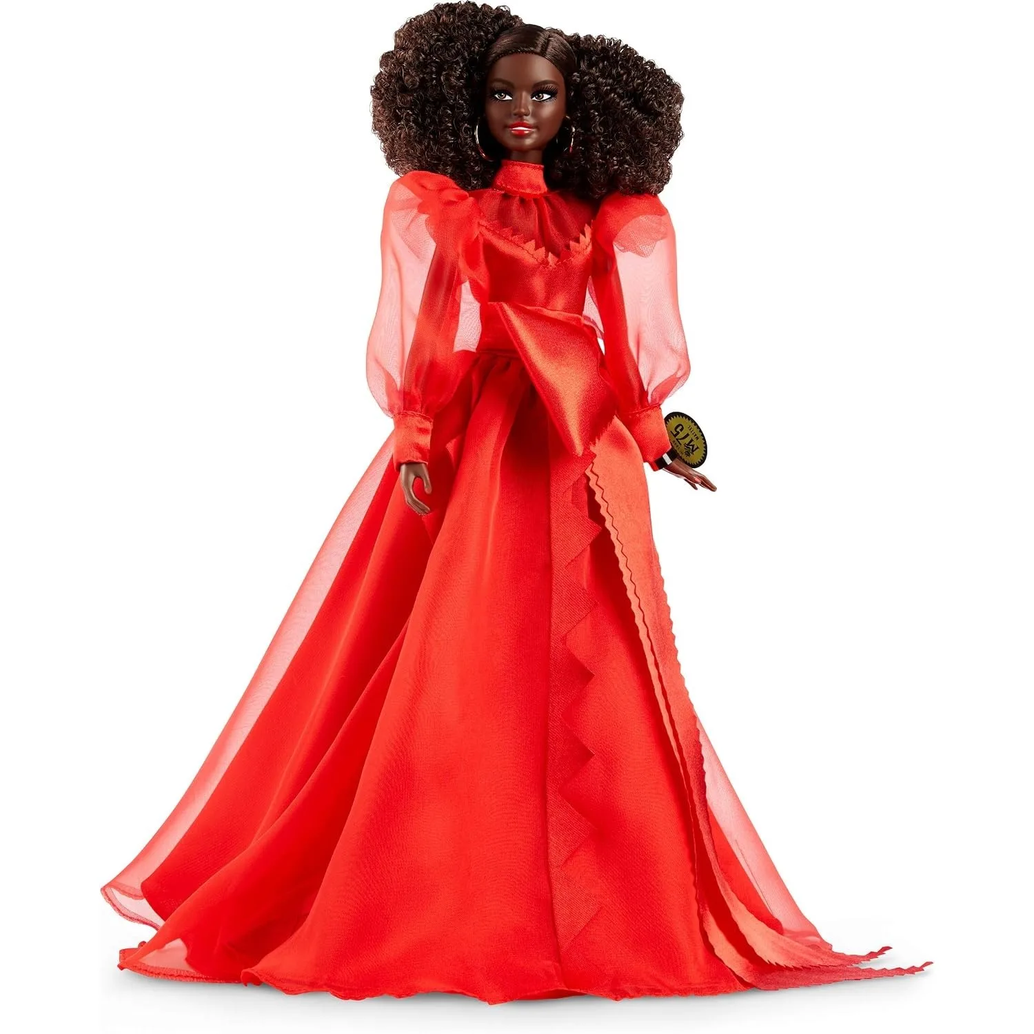 100% Original Mattel 2020 Barbie 75th Anniversary African Black Doll Collector Toys for Girls Christmas Gifts Genuine Top Brand