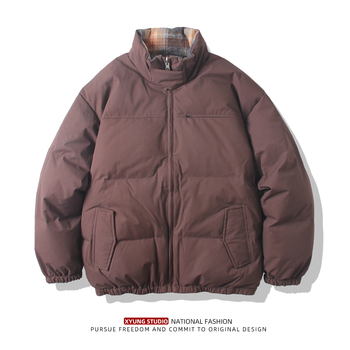 

American Sle Thiened White Du down Jaet мужское уличное морозостойкое двустороннее носимое теплое пальто Bread Sle