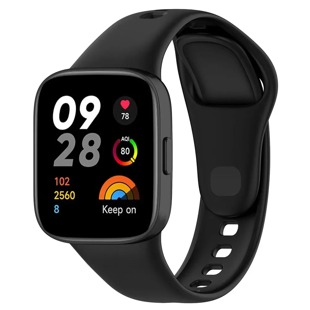 حزام سوار من السيليكون لساعة Redmi Watch 3 البديلة