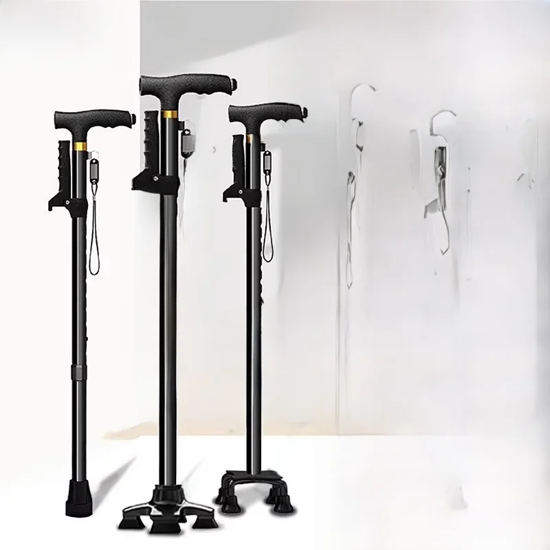 anti-slip-elderly-walking-cane-stable-four-legged-adjustable-multi-functional-hiking-cudgel-for-mountain-climbing-and-camping