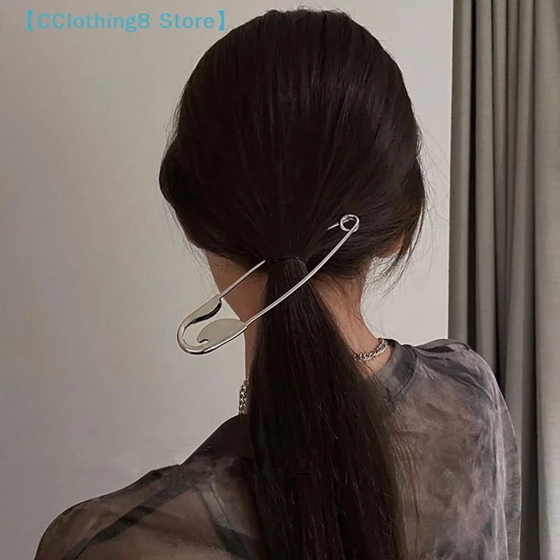 Large Brooch Shark Clip Hairpin One-click Clip Metal Hair Claw Hair Clip For Thick Hair Jewelry Accessories For Women【AliS8】