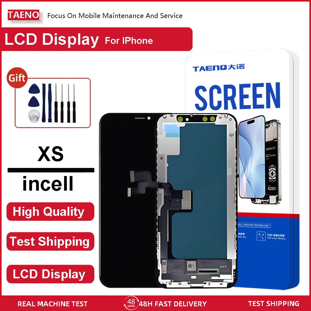TAENO incell LCD Screen for iphone XS Max Xr X XS XSMAX LCD Display Touch Screen LCD Panel Replacement Assembly With Free Tools