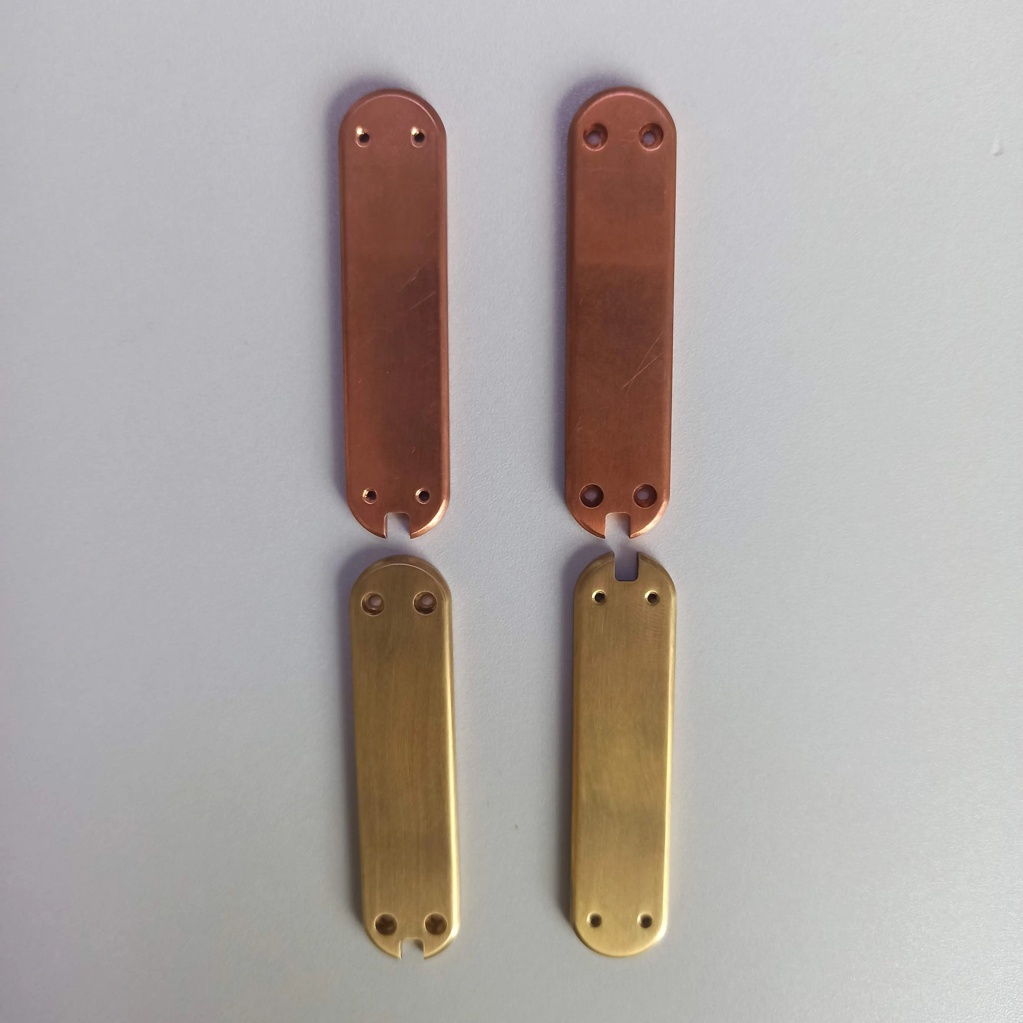 1 Pair Brass/Red Co… - image