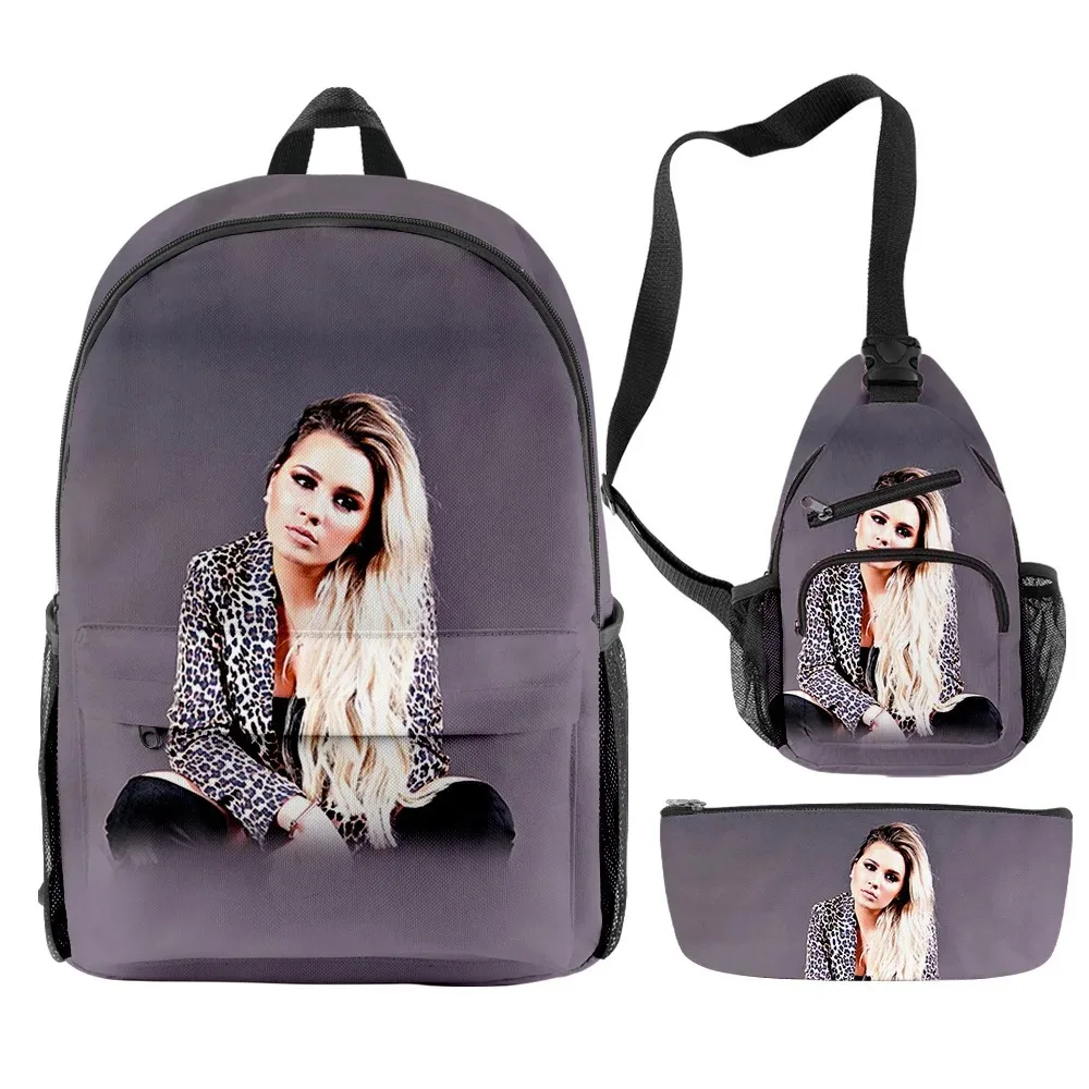 Gabby Barrett merch 3 pçs/set SACO Escolar de viagem SACO lápis Crossbody crossbagl terno Para crianas aldult 2024