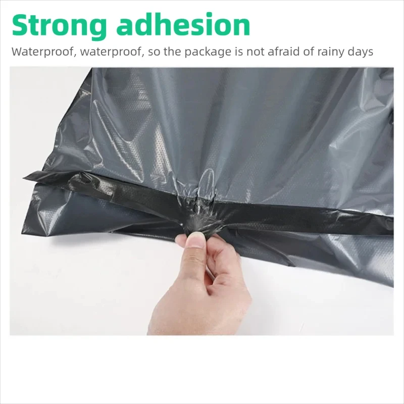 100 قطعة أكياس مغلف الشحن البلاستيك اكسبرس المغلف أكياس التخزين رمادي أبيض اللون أكياس بريد ذاتية اللصق ختم حقيبة البريد #2