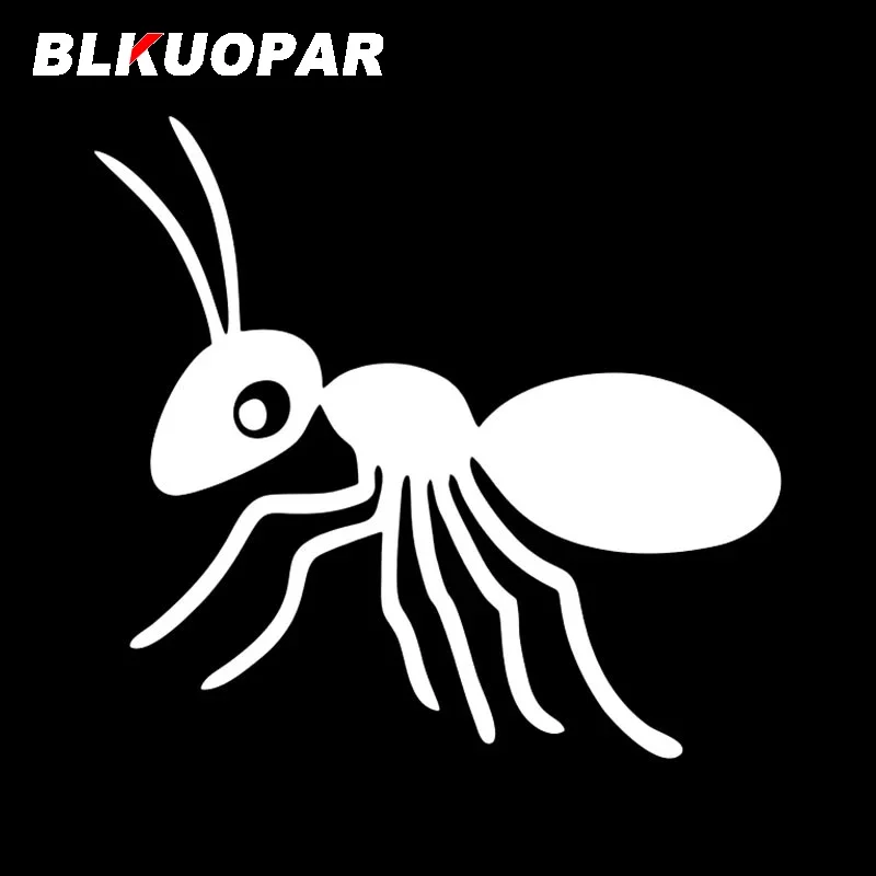 BLKUOPAR Ant Insect Car Sticker Scratch-Proof Personality Waterproof Car Door Protector Die Cut Sunscreen Creative Decoration