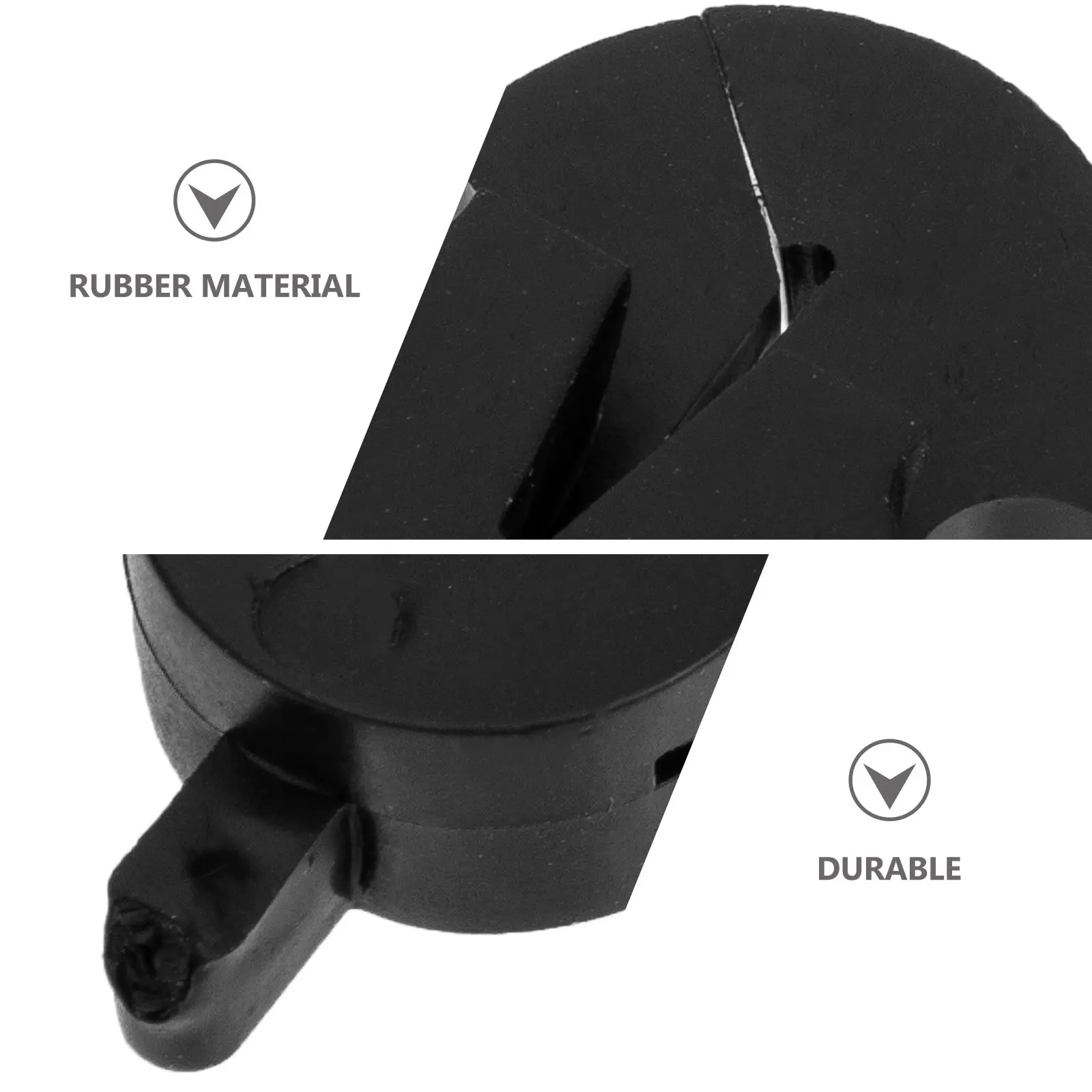 

8 Pcs Violin Mute Premium Rubber Fiddle Supplies Practice Sordine Folding Beginner