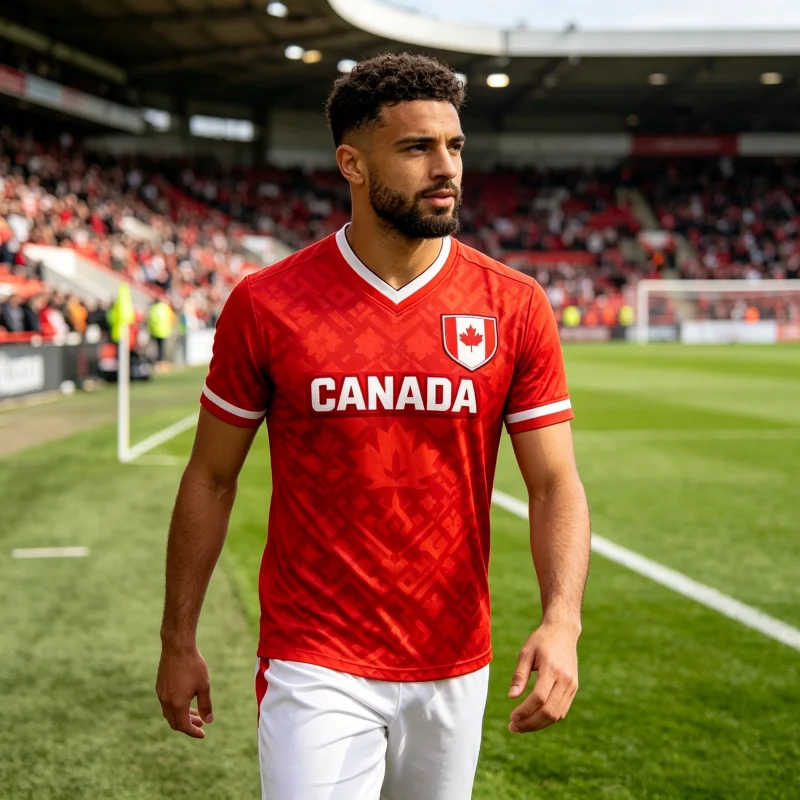 Street Fashion Canada - Canada Football Fan T-shirt Short Sleeved