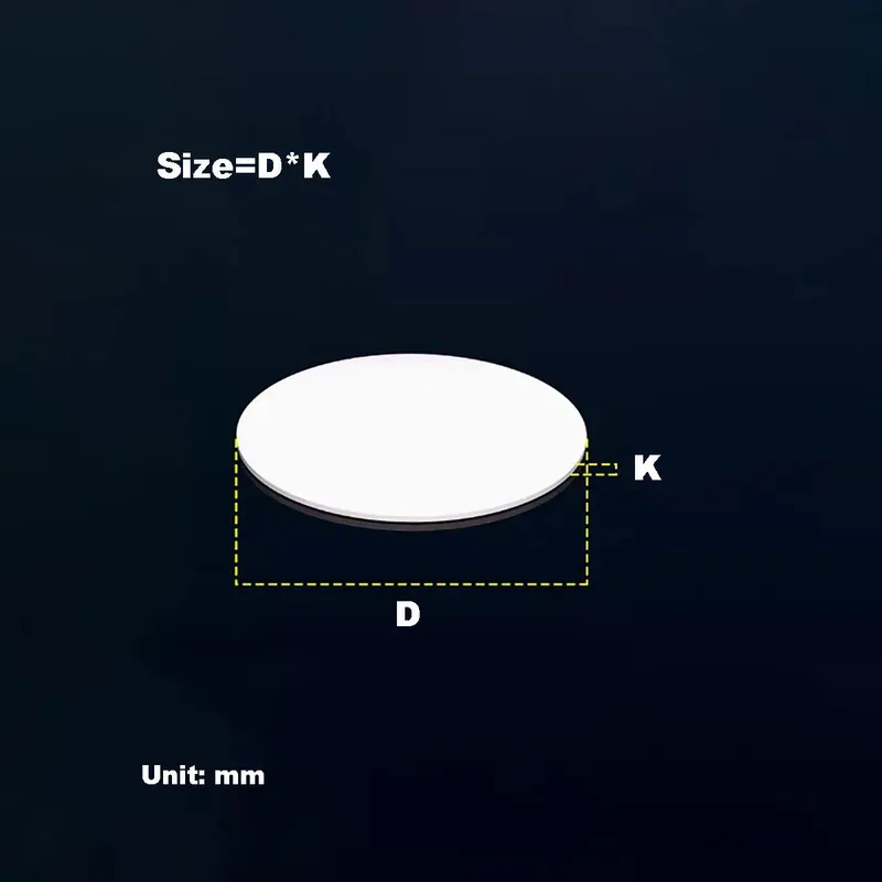 

Corrosion Resistant PTFE Round Gasket Solid Disc Plastic King Blind Gasket