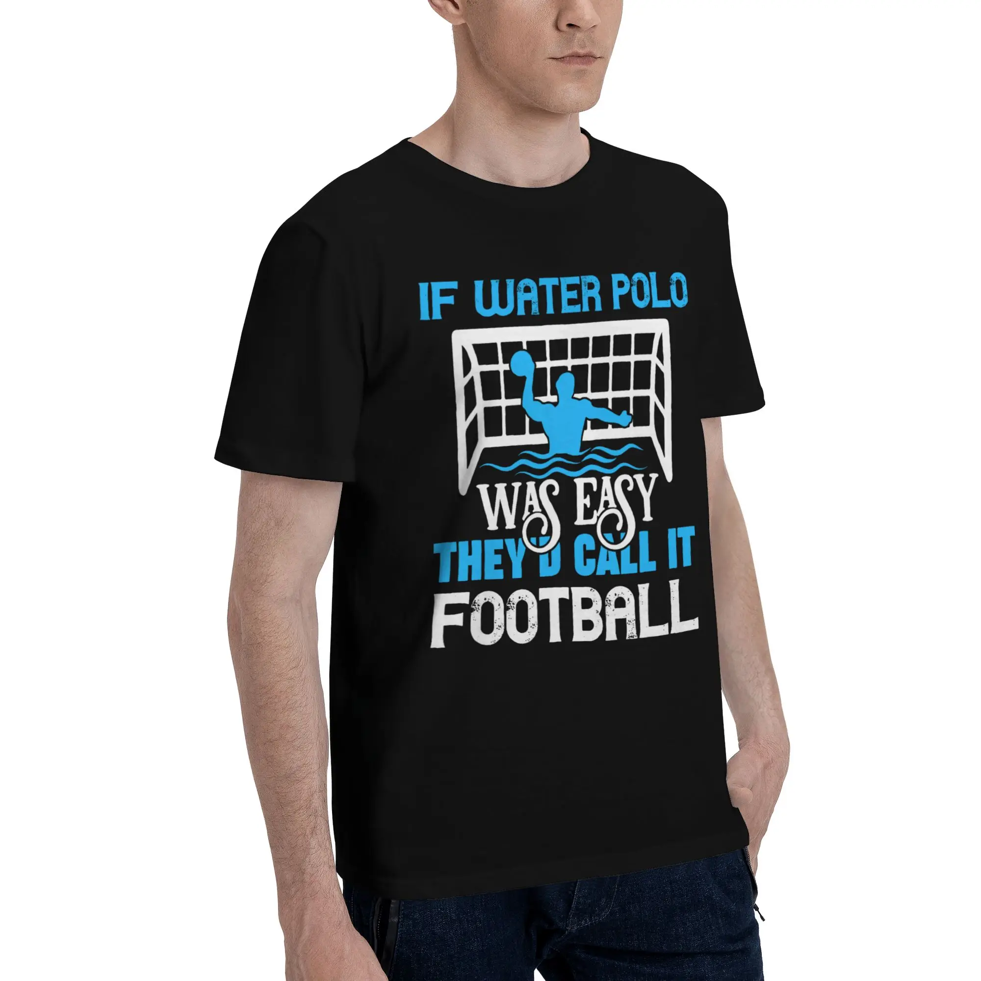 Men Women Water Polo Player  T Shirt 100% Cotton Graphic Printed Tee Shirts  Clothing Outfits