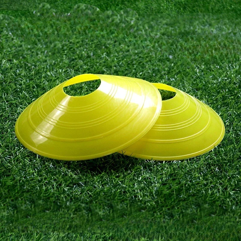 Outdoor Sport Track Space Marker, Football Training Disc Cones, Inline Skating Cross Speed Agility Safety Signal, 20pcs/lot Socc