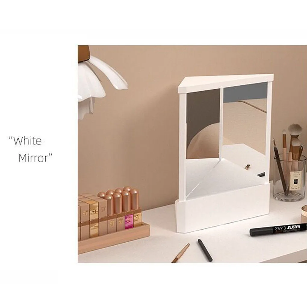 Non-reverng Vanity Mirror True Image For Precion And Detail Haircuts And Beauty Makeup white 14*17cm