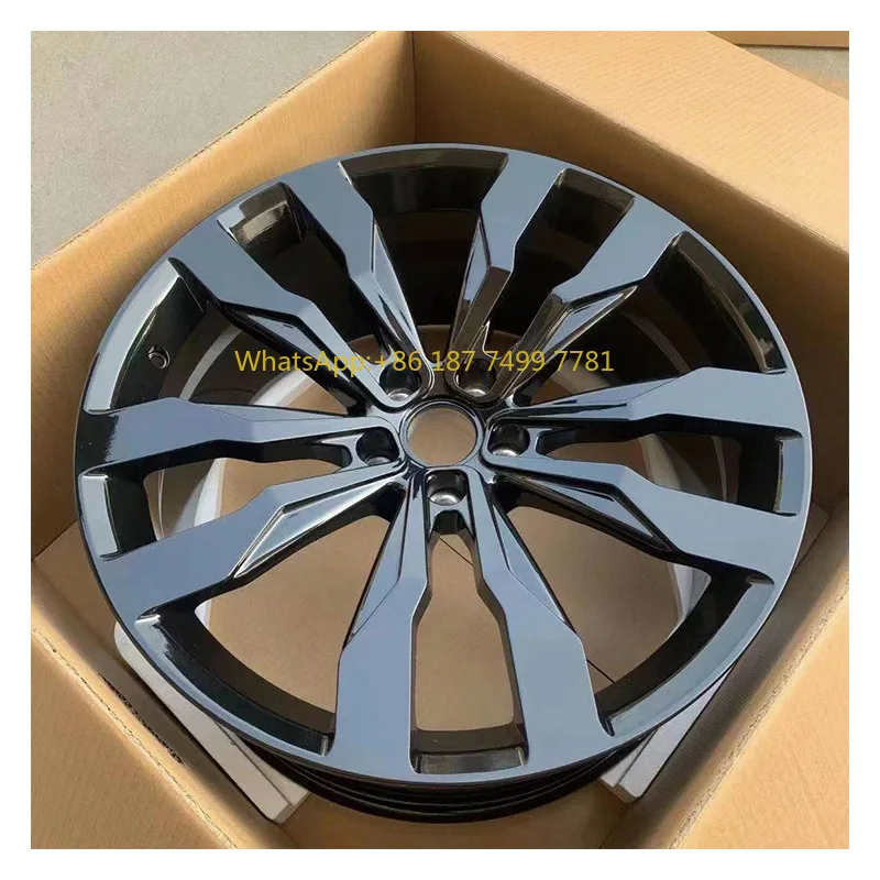 

Factory Wholesale 19 20 21 22 Inch Alloy Wheels Rim 5X112 5X130 Black Passenger Car Wheel for . Phaeton . Tai.