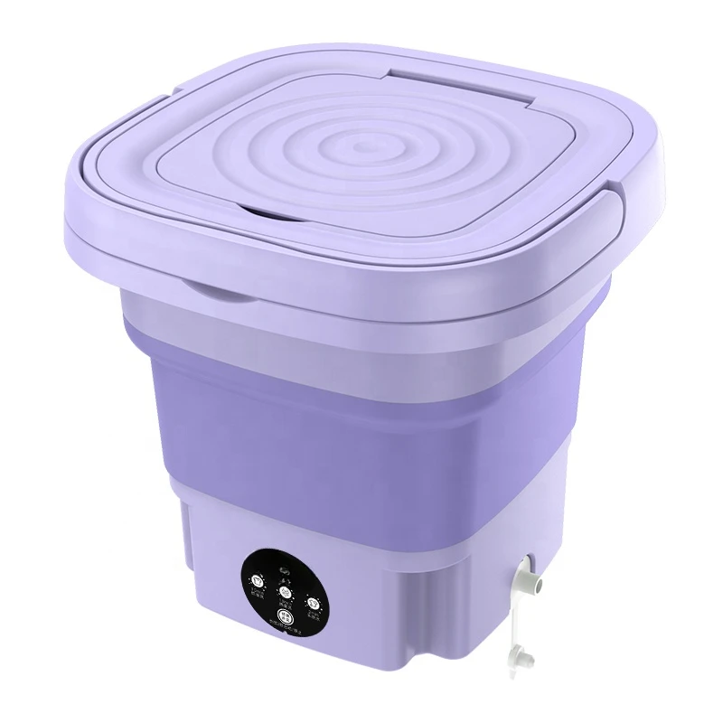 

High quality foldable USB Mini Shoes Foldable small washing machine with rotary drying mini washer and dryer