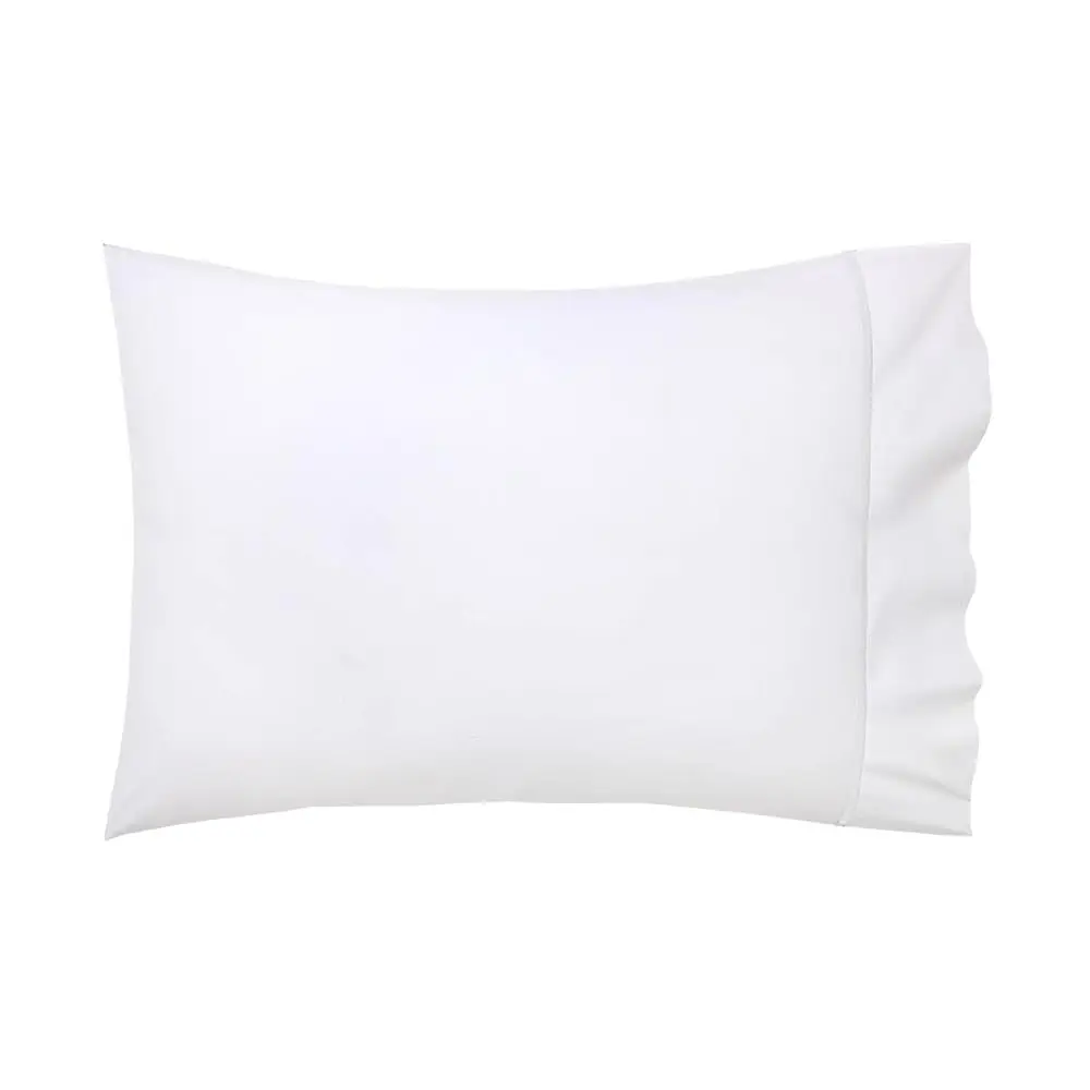 

Athéna Blanc King 21 X 43 In Pillowcase Extra Soft And Cooling Luxury Sheets, 100% Natural Organic Cotton - Breathable And