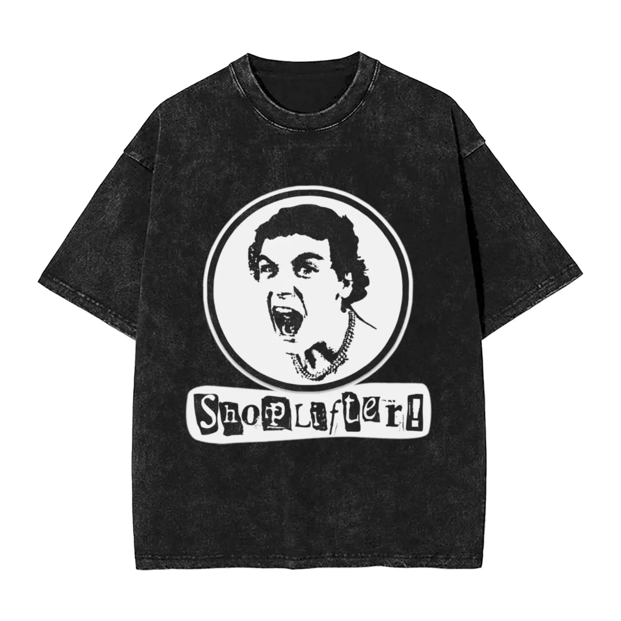Empire Records Shoplifter Unique Chic A T-Shirt Oversized Short Sleeve Men's Women's Cotton Tees Tops