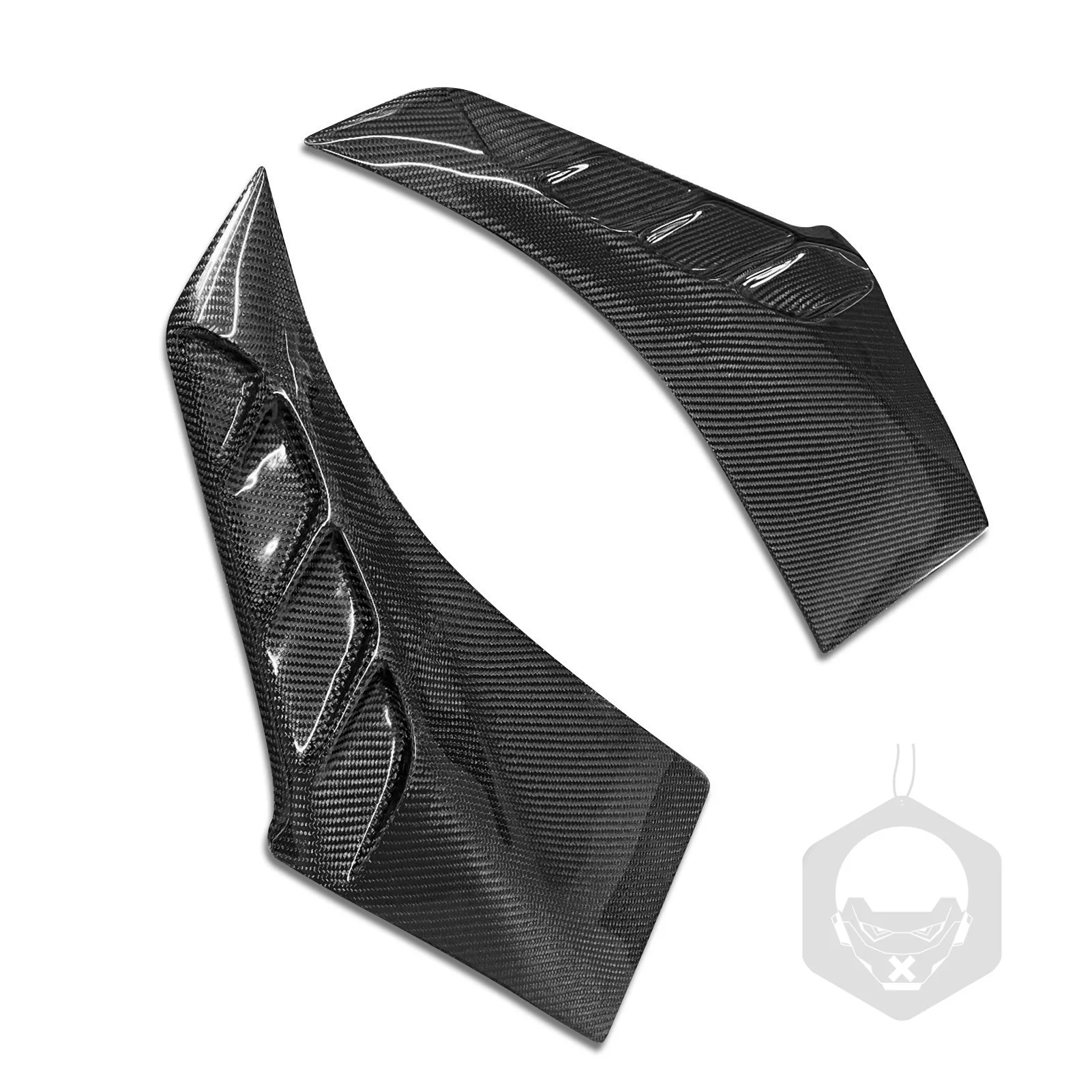 For BMW X6 G06 2022+ Carbon Fiber Wind knife Auto Fender Side Air Vent Outlet Cover Trim Fit Upgrade Body kit Car Accessories