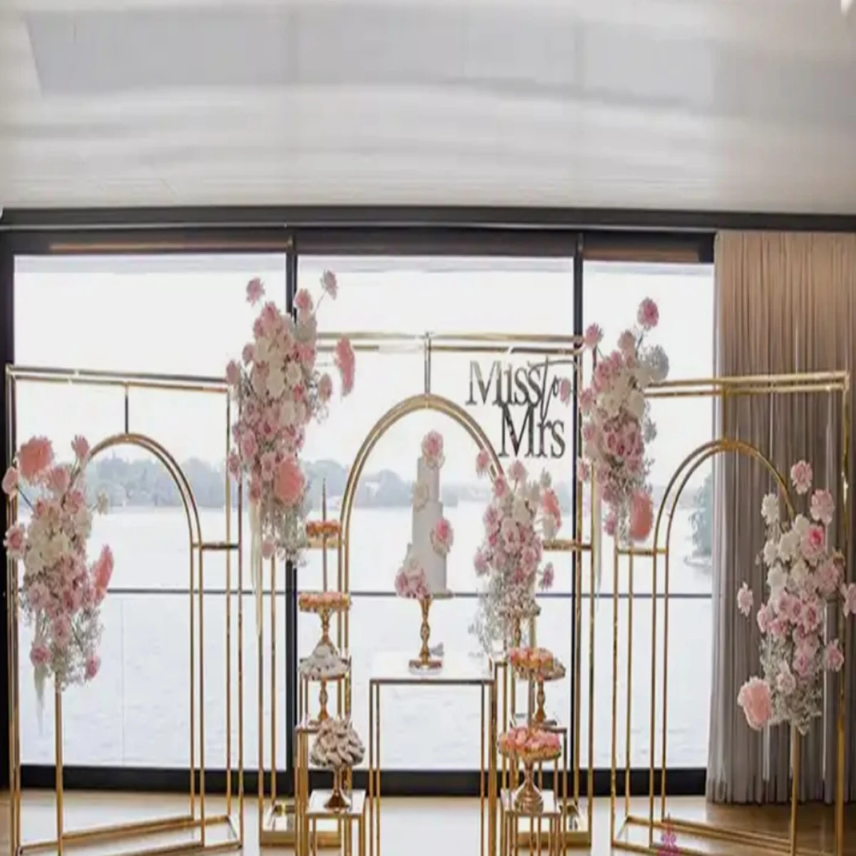 backdrop wedding stage decoration for event decor Wedding party use for indoor banquet luxury flower wedding table centerpieces