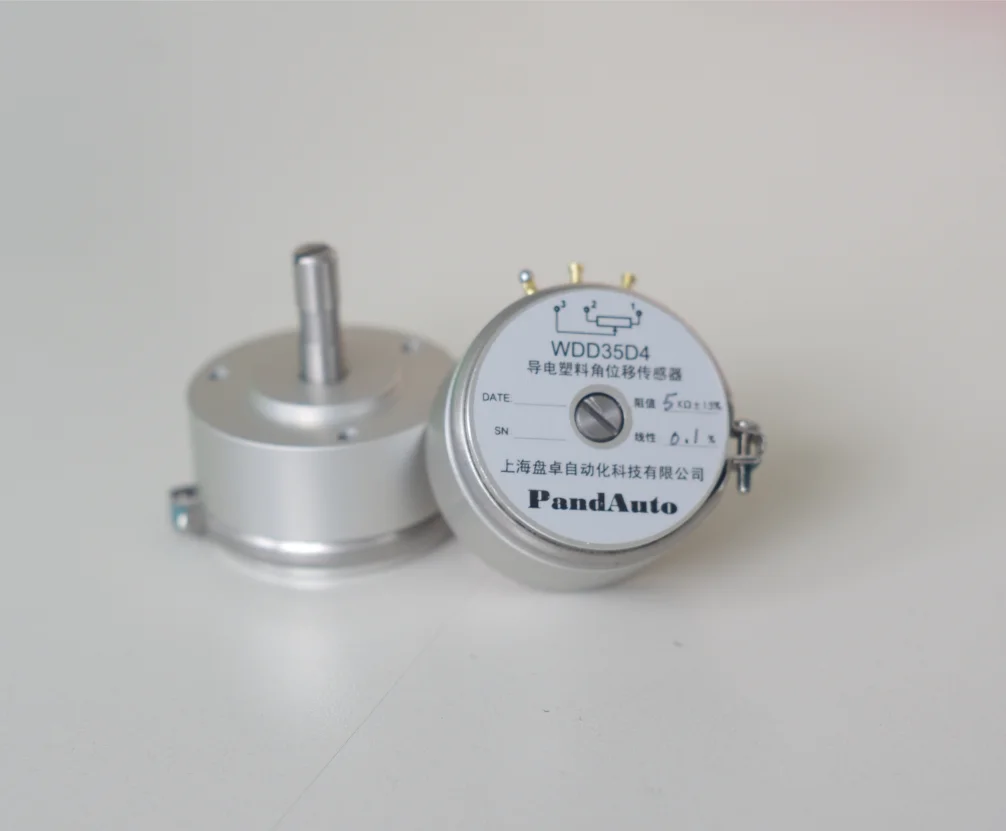 WDD35D4-5K Conductive Plastic Rotary Potentiometer 5KΩ High Precision Angle Sensor 0.1% Linearity