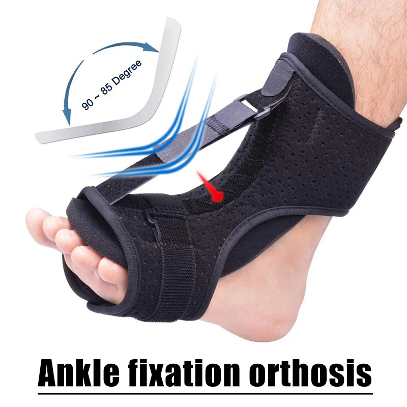 1pc Adjustable Plantar Fasciitis Night Splint Ankle Immobilization Orthotics Relief Heel Arch Pain Comfortable Foot Support Care