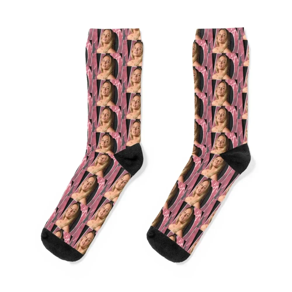 

Sydney Sweeney Madame Web Socks bright garter heated Heating sock loose Male Socks Women's