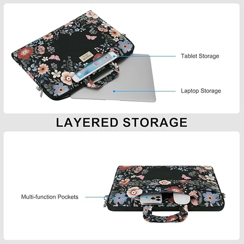 Laptop Shoulder Bag for 2025 MacBook Air Pro M5 M4 M3 M2 M1 13 14 15 16 17.3 inch Dell Lenovo HP Asus Men's Women Sleeve Case