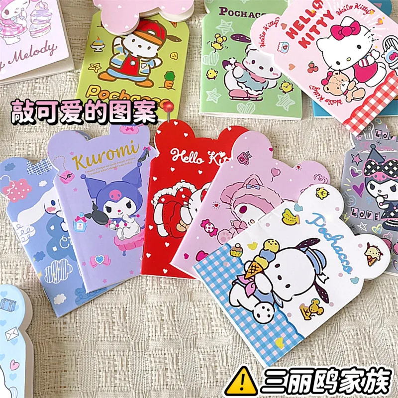 20pcs/Set Mixed Cartoon Sanrio Characters Mini Notebook Multi-Style Mixing Melody Hello Kitty Kindergarten Small Gift