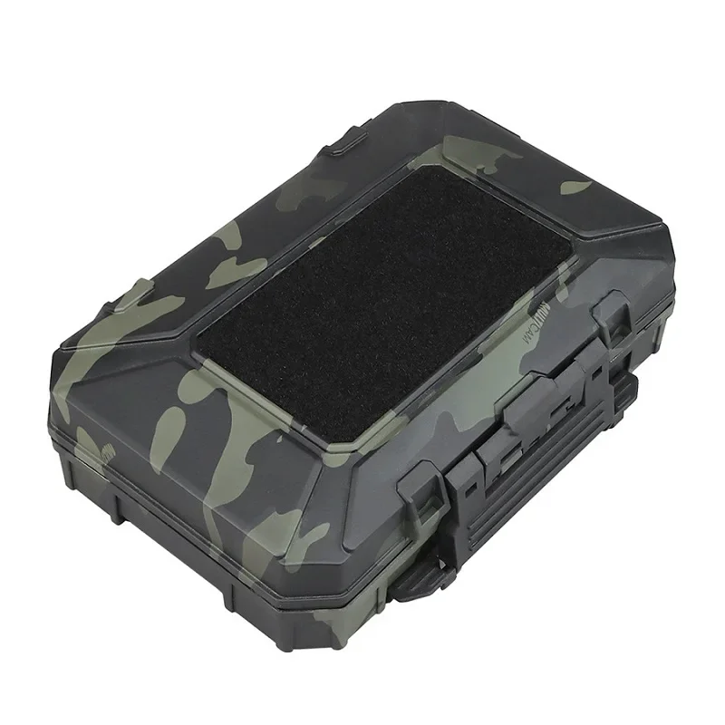 Caixa de caixa de engrenagem ao ar livre Caixa de ferramentas impermeável Sobrevivência CS Jogo Caixas Bloqueável Airsoft Combate Armazenamento Plástico Equipamento Duro Caso