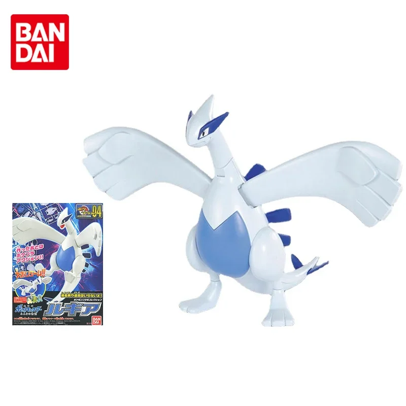 Bandai Pokemon Figures Evolution 44 Lugia Anime Figure Genuine Assembly Model Ornaments Action Toy Figure Toys for Children