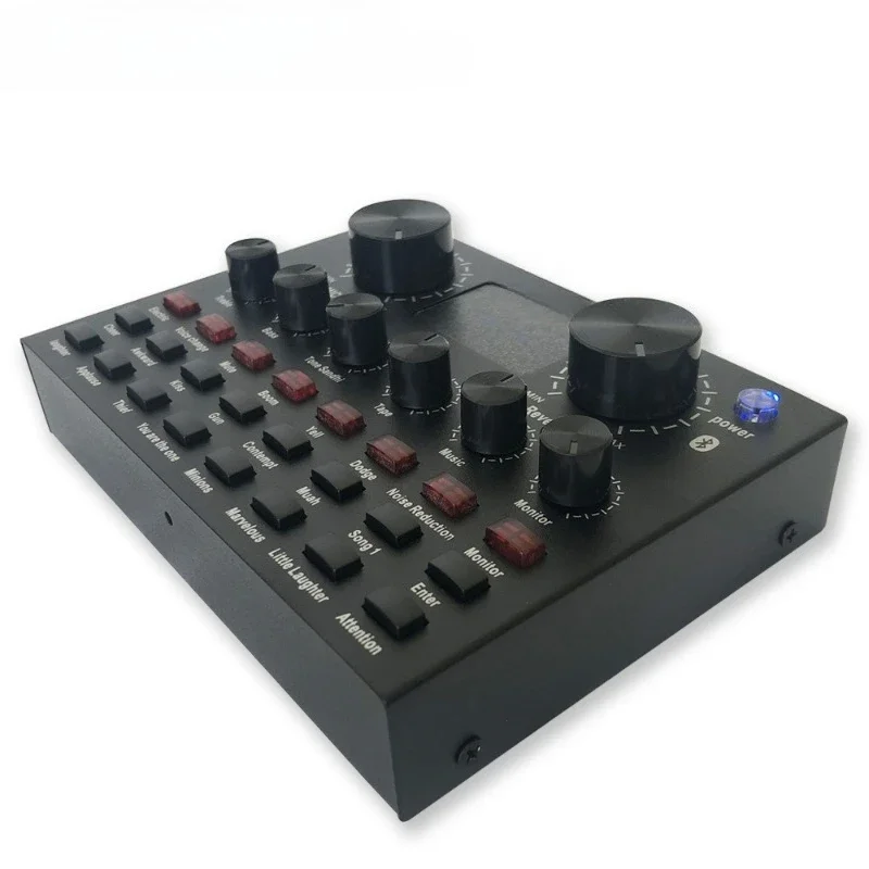 USB microphone sound card, mobile phone and computer live broadcast Karaoke multi-purpose sound card