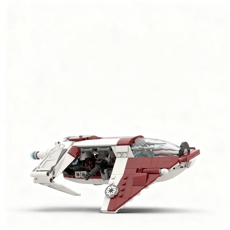410PCS MOC Space Battle Galactic Republic Low Altitude Support Gunship Model Technology DIY Assembly Building Blocks Gift Home