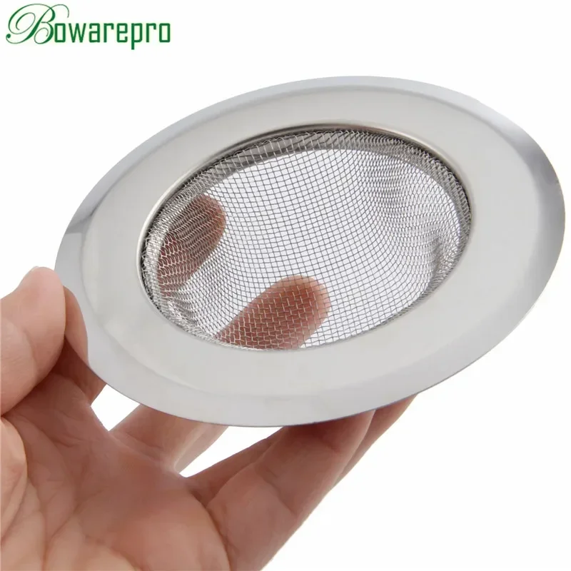 Bowarepro-filtro de ralo para chuveiro, 11/9/7cm, aço, para banheira, apanhador, rolha, filtro, armadilha de metal, pia, banheiro