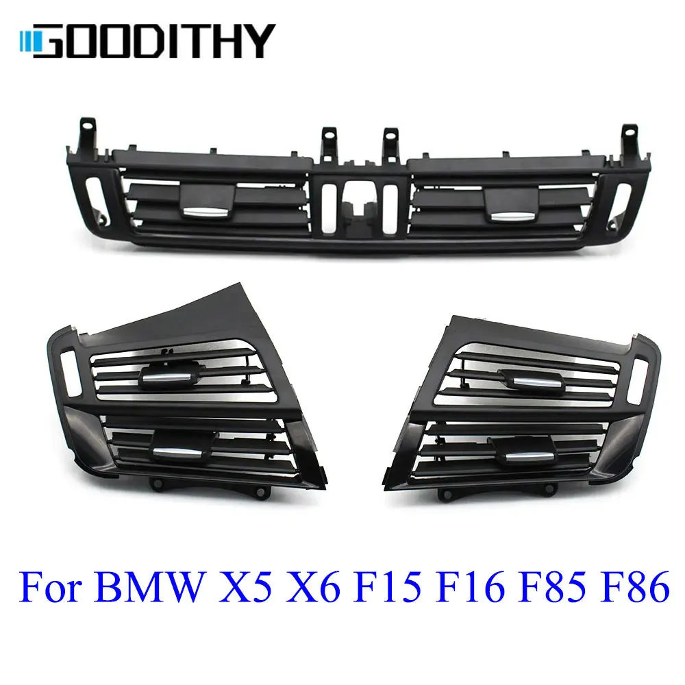 Dash Center Middle Air Vent Outlet Cover Left Right AC Vent Grille Panel For BMW X5 X6 F15 F16 F85 F86 2014 2015 2016 2017 2018