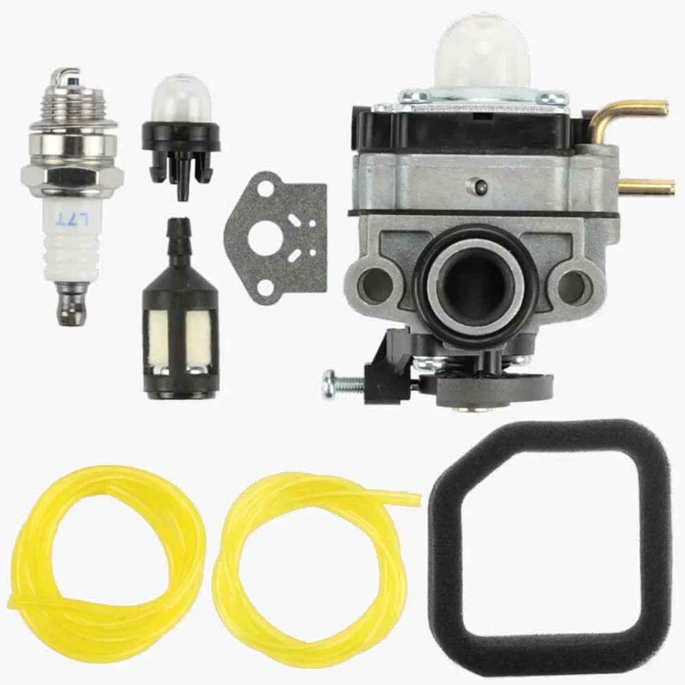 Imagem -02 - Conjunto de Filtro de ar do Carburador para Ryobi Ry251ph Ry253ss Ry254bc Ciclo 25cc Trimmer Primer Lâmpada Carb Junta Peças do Filtro de Combustível 1