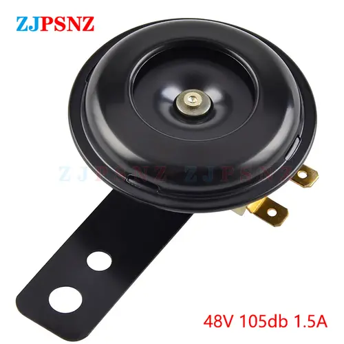 Universal Scooter Horn 6V 12V 24V 36V 48V 60V 72V E-Bikes Motorcycle Electric Horn Kits 110db Waterproof Round Loud Horn Speaker - Image 9