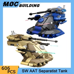MOC Space War Series SW AAT Separatist Tank Building Blocks Battle Armored Assault Vehicle Model Bricks Idea Assemble Toys Gifts